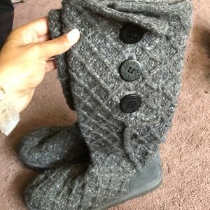 Ugg Woven grey boots